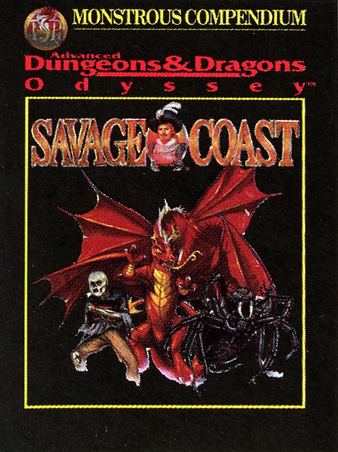 Monstrous Compendium Savage Coast Appendix (Online Exclusive)Cover art